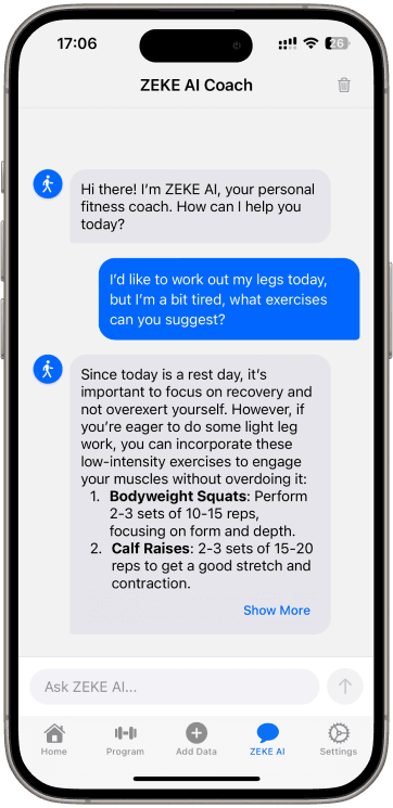 AI Fitness Coach Chat