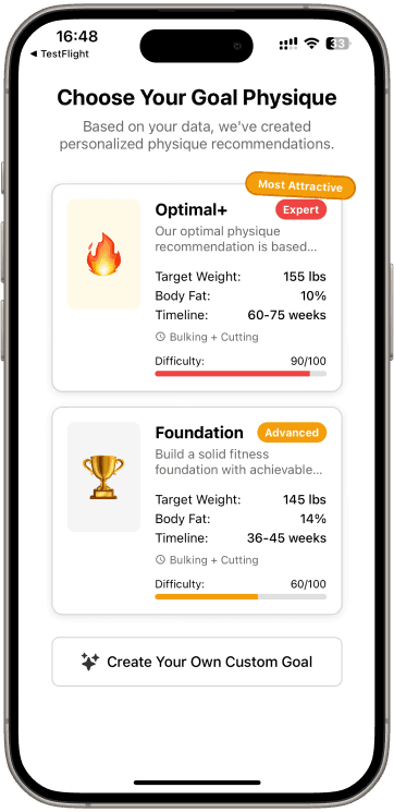 Zeke App Workout Screen